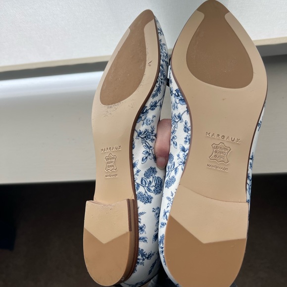 Gal Meets Glam X Margaux - The Pointe Ballet Flats in Blue Toile SOLD OUT STYLE - Picture 9 of 11